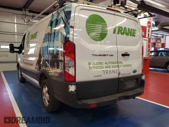 2019 Ford Transit with VIN 1FTYR1YG7KKB48136, listed as a IAAI auction lot 42250076 with 80,755 mi miles and . Bid and sale history available at DreamBid. Image 1.