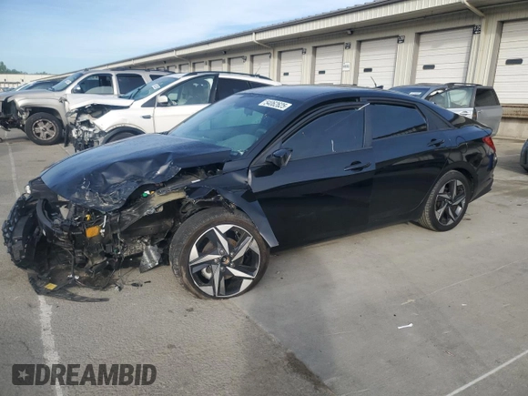 2023 Hyundai Elantra SEL with VIN KMHLS4AG5PU586509, listed as a Copart auction lot 54062625 with 15,961 mi miles and Salvage title. Bid and sale history available at DreamBid. Image 1.