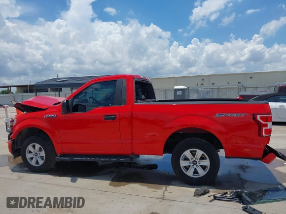 2018 Ford F-150 XL with VIN 1FTMF1CB8JKE22462, listed as a IAAI auction lot 42622267 with 72,931 mi miles and . Bid and sale history available at DreamBid. Image 14.