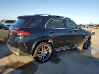 2021 Mercedes-Benz GLE 53 AMG with VIN 4JGFB6BB3MA442918, listed as a Copart auction lot 86896724 with 37,206 mi miles and Salvage title. Bid and sale history available at DreamBid. Image 3.