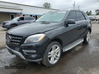 2014 Mercedes-Benz M 350 with VIN 4JGDA5HB1EA293437, listed as a Copart auction lot 63684815 with 95,590 mi miles and Salvage title. Bid and sale history available at DreamBid. Image 1.