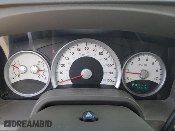 2008 Dodge Dakota SLT with VIN 1D7HW42K08S520311, listed as a Copart auction lot 49389065 with 99,646 mi miles and Salvage Title. Bid and sale history available at carsss.com. Image 9.