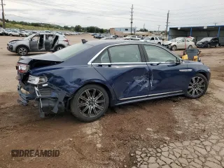 2019 Lincoln Continental Reserve with VIN 1LN6L9RP4K5611530, listed as a Copart auction lot 70314024 with 76,466 mi miles and Salvage Title. Bid and sale history available at carsss.com. Image 3.