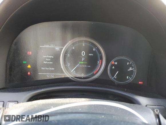 2017 Lexus GS 350 with VIN JTHCZ1BLXHA005291, listed as a Copart auction lot 51917785 with 167,476 mi miles and Salvage title. Bid and sale history available at DreamBid. Image 9.
