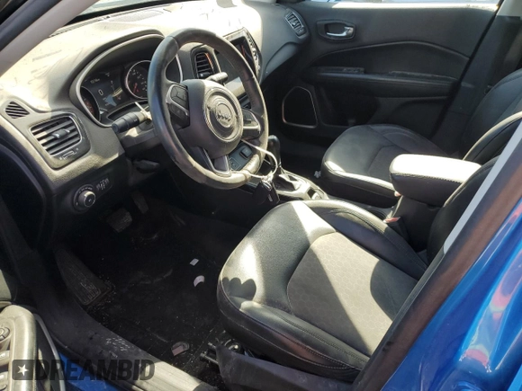 2019 Jeep Compass Altitude with VIN 3C4NJCBB8KT692274, listed as a Copart auction lot 49215135 with 84,503 mi miles and Salvage title. Bid and sale history available at DreamBid. Image 7.