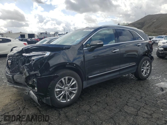 2023 Cadillac XT5 AWD Premium Luxury z VIN 1GYKNDRS6PZ144478, wystawiony jako Copart lot #45291295 z przebiegiem 45 910 mil mil oraz Nie do naprawy • Non repairable. Historia ofert i sprzedaży dostępna na DreamBid. Obrazek 1.