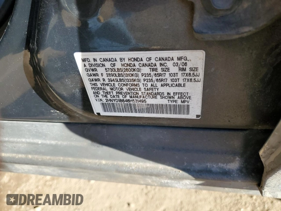 2006 Acura MDX Touring with VIN 2HNYD18646H531495, listed as a Copart auction lot 47788025 with 207,031 mi miles and Salvage Title. Bid and sale history available at carsss.com. Image 13.