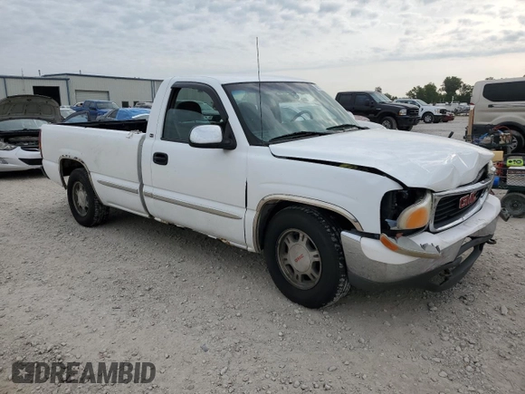 1999 GMC New Sierra 1500 SL with VIN 1GTEC14V3XE544949, listed as a Copart auction lot 68512264 with 0 mi miles and Salvage Title. Bid and sale history available at carsss.com. Image 4.