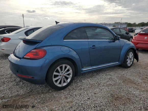 2018 Volkswagen Beetle SE with VIN 3VWJD7ATXJM709038, listed as a Copart auction lot 79334674 with 66,270 mi miles and Non Repairable. Bid and sale history available at carsss.com. Image 3.