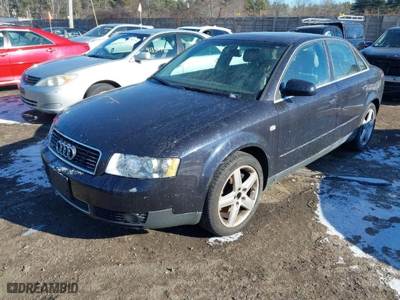 2003 Audi A4 3.0L with VIN WAULT68E63A325173, listed as a IAAI auction lot 41356221 with 172,761 mi miles. Bid and sale history available at carsss.com. Image 2.