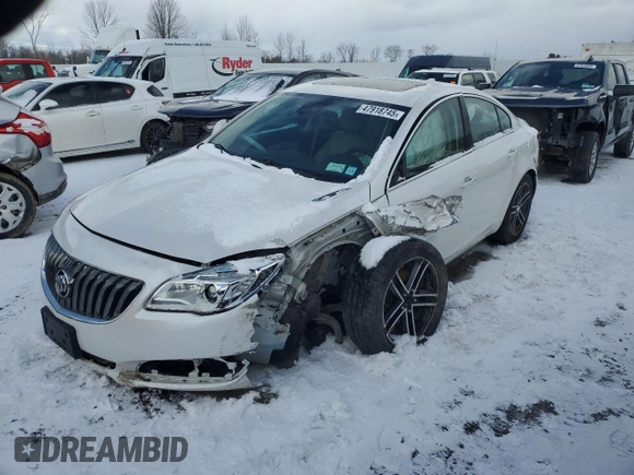 2017 Buick Regal Premium II with VIN 2G4GS5GX3H9106903, listed as a Copart auction lot 47918745 with 80,965 mi miles and Salvage title. Bid and sale history available at DreamBid. Image 1.
