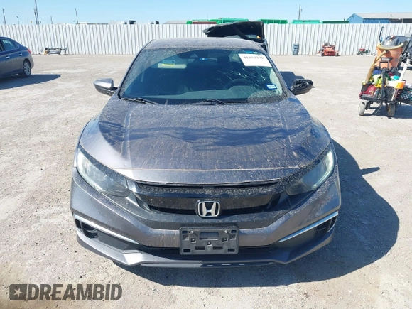 2019 Honda Civic Sedan LX with VIN 19XFC2F64KE005270, listed as a IAAI auction lot 41852238 with 106,604 mi miles. Bid and sale history available at carsss.com. Image 12.