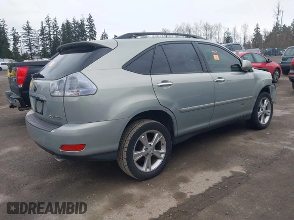 2008 Lexus RX 400h with VIN JTJHW31U882058665, listed as a IAAI auction lot 41795890 with 240,631 mi miles and . Bid and sale history available at DreamBid. Image 4.