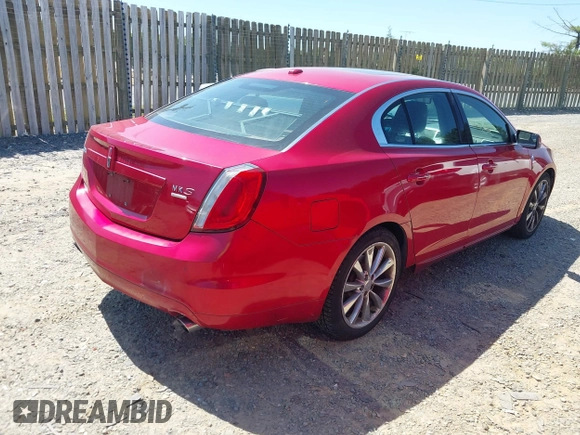 2010 Lincoln MKS w/EcoBoost with VIN 1LNHL9FT9AG615022, listed as a IAAI auction lot 42145446 with 78,475 mi miles. Bid and sale history available at carsss.com. Image 4.