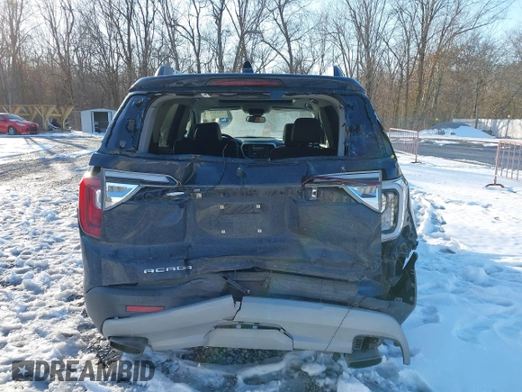 2021 GMC Acadia SLT with VIN 1GKKNMLS9MZ221021, listed as a IAAI auction lot 41614946 with 44,096 mi miles. Bid and sale history available at carsss.com. Image 16.