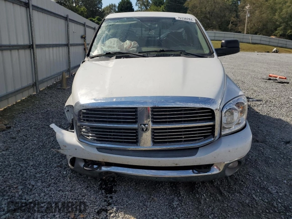 2008 Dodge Ram 2500 SLT with VIN 3D7KR28A48G105693, listed as a Copart auction lot 76338284 with 0 mi miles and Salvage Title. Bid and sale history available at carsss.com. Image 5.