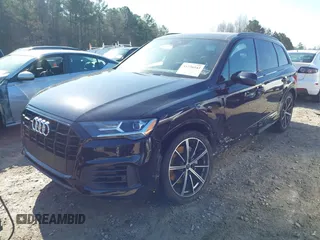 2021 Audi Q7 Premium Plus with VIN WA1LXAF70MD037030, listed as a IAAI auction lot 41776143 with 52,787 mi miles and . Bid and sale history available at DreamBid. Image 2.