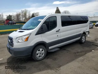 2018 Ford Transit Passenger XL with VIN 1FBZX2ZM1JKA86062, listed as a Copart auction lot 52635295 with 85,346 mi miles and Salvage Title. Bid and sale history available at DreamBid. Image 1.