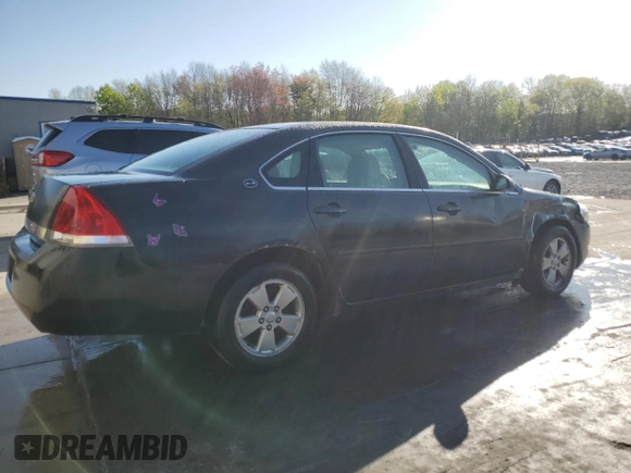 2008 Chevrolet Impala LT with VIN 2G1WT55NX89140652, listed as a Copart auction lot 54522965 with 160,322 mi miles and Salvage Title. Bid and sale history available at DreamBid. Image 3.