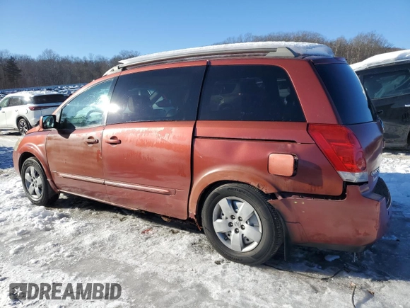 2005 Nissan Quest SE with VIN 5N1BV28U15N130663, listed as a Copart auction lot 45721195 with 173,031 mi miles and Clean Title. Bid and sale history available at carsss.com. Image 2.