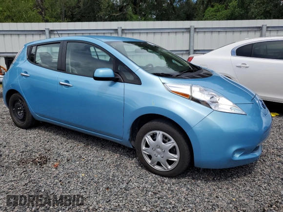 2015 Nissan LEAF SV with VIN 1N4AZ0CP9FC316237, listed as a Copart auction lot 66060053 with 48,475 mi miles. Bid and sale history available at carsss.com. Image 4.