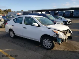 2019 Nissan Versa Sedan SV with VIN 3N1CN7AP3KL805275, listed as a Copart auction lot 77778134 with 163,695 mi miles and Salvage Title. Bid and sale history available at carsss.com. Image 4.