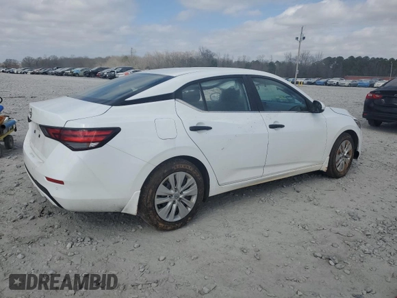 2024 Nissan Sentra S with VIN 3N1AB8BV6RY249706, listed as a Copart auction lot 47398675 with 15,839 mi miles and Salvage Title. Bid and sale history available at DreamBid. Image 3.