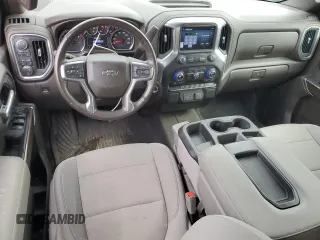 2021 Chevrolet Silverado 1500 RST with VIN 3GCUYEED7MG381544, listed as a Copart auction lot 77349354 with 44,452 mi miles and Salvage Title. Bid and sale history available at carsss.com. Image 8.