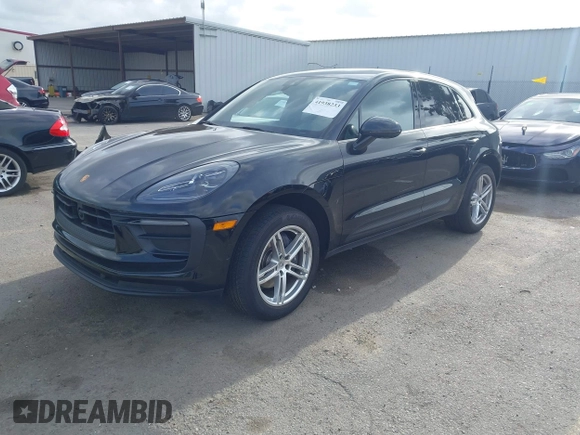 2023 Porsche Macan with VIN WP1AA2A58PLB16724, listed as a IAAI auction lot 41938233 with 19,660 mi miles. Bid and sale history available at carsss.com. Image 17.