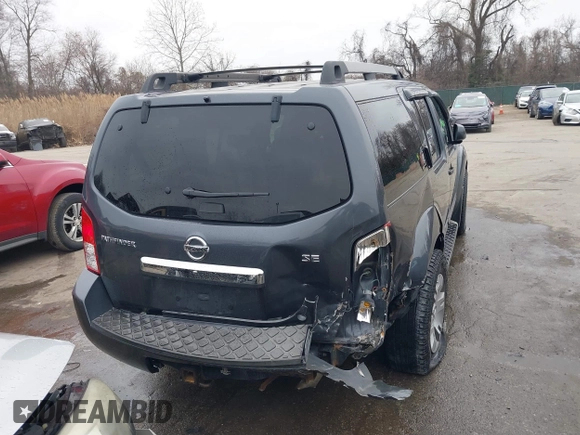 2010 Nissan Pathfinder LE with VIN 5N1AR1NB8AC618785, listed as a IAAI auction lot 41774406 with 172,200 mi miles and . Bid and sale history available at DreamBid. Image 17.