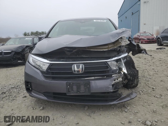 2021 Honda Odyssey EX z VIN 5FNRL6H5XMB011886, wystawiony jako Copart lot #52712135 z przebiegiem Nie podano mil oraz Szkoda całkowita • Salvage title. Historia ofert i sprzedaży dostępna na DreamBid. Obrazek 5.