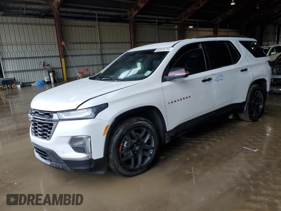 2024 Chevrolet Traverse с VIN 1GNESZKW1RJ128865, выставлен на аукционе Copart как лот 83579714 с пробегом 10 943 миль миль и Списание • Salvage title. История ставок и продаж доступна на DreamBid. Изображение 1.