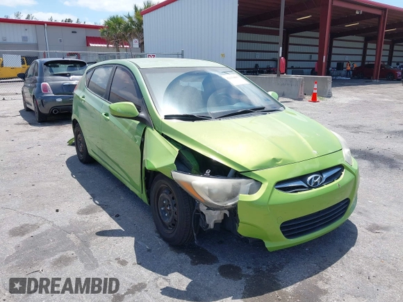 2012 Hyundai Accent SE with VIN KMHCU5AE4CU050210, listed as a IAAI auction lot 42134803 with 137,797 mi miles. Bid and sale history available at carsss.com. Image 6.