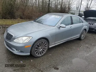 2007 Mercedes-Benz S 550 with VIN WDDNG86X07A126406, listed as a Copart auction lot 45351145 with 140,799 mi miles and Salvage Title. Bid and sale history available at DreamBid. Image 1.
