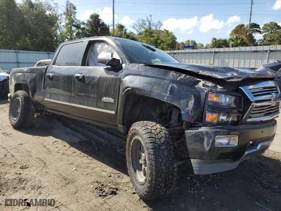 2015 Chevrolet Silverado 1500 High Country with VIN 3GCUKTEJ7FG496644, listed as a Copart auction lot 77672654 with 0 mi miles and Salvage Title. Bid and sale history available at carsss.com. Image 4.