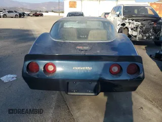 1981 Chevrolet Corvette with VIN 1G1AY8769BS420782, listed as a Copart auction lot 78029574 with 20,912 mi miles and Clean Title. Bid and sale history available at carsss.com. Image 6.