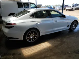 2025 Genesis G70 2.5T z VIN KMTG34SC9SU155485, wystawiony jako Copart lot #60076625 z przebiegiem 3 757 mil mil oraz Czysty tytuł • Clean title. Historia ofert i sprzedaży dostępna na DreamBid. Obrazek 3.