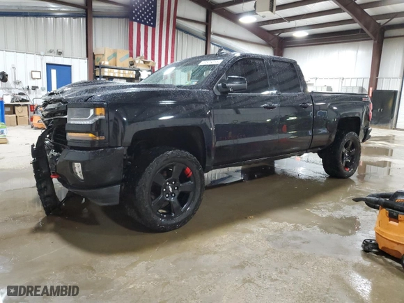 2017 Chevrolet Silverado 1500 LT with VIN 1GCVKREC0HZ402566, listed as a Copart auction lot 49876015 with 119,217 mi miles and Salvage Title. Bid and sale history available at carsss.com. Image 1.