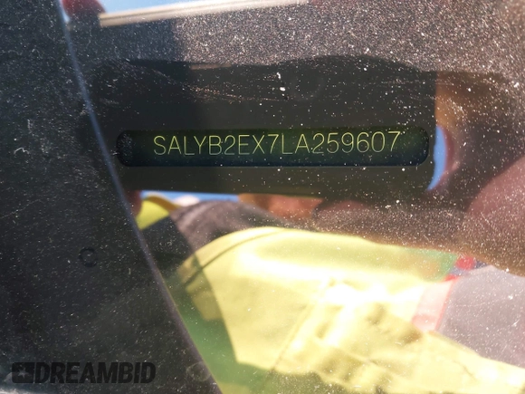 2020 Land Rover Range Rover Velar S z VIN SALYB2EX7LA259607, wystawiony jako IAAI lot #40980294 z przebiegiem 95 967 mil mil oraz . Historia ofert i sprzedaży dostępna na DreamBid. Obrazek 9.