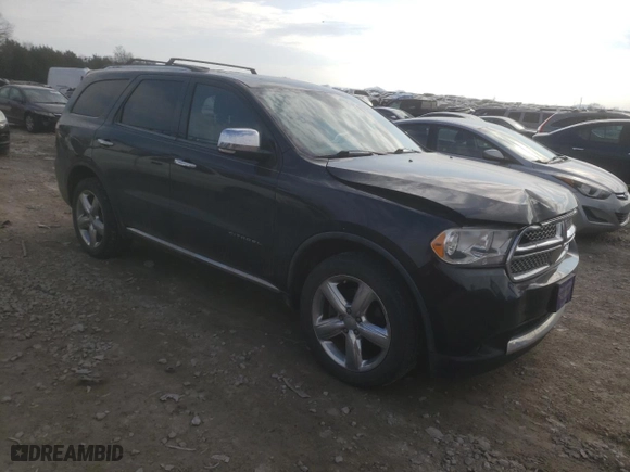 2012 Dodge Durango Citadel with VIN 1C4SDJET4CC158026, listed as a Copart auction lot 43794785 with 202,219 mi miles and Salvage Title. Bid and sale history available at carsss.com. Image 4.