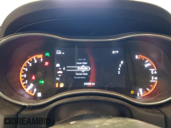 2020 Dodge Durango SXT with VIN 1C4RDHAG9LC222898, listed as a Copart auction lot 61862105 with 54,595 mi miles and Clean title. Bid and sale history available at DreamBid. Image 9.