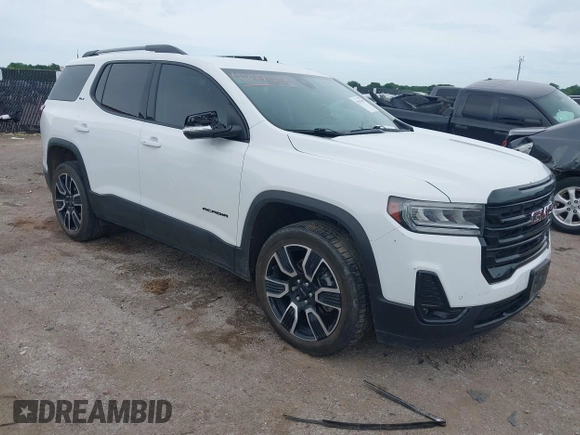 2021 GMC Acadia SLT with VIN 1GKKNMLS3MZ176996, listed as a IAAI auction lot 42475945 with 82,571 mi miles and . Bid and sale history available at DreamBid. Image 1.
