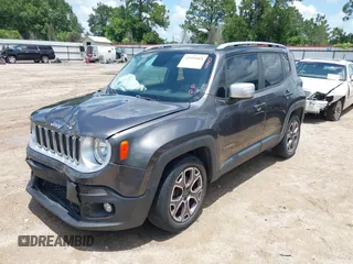 2017 Jeep Renegade Limited with VIN ZACCJADB6HPE71846, listed as a IAAI auction lot 42351461 with 135,373 mi miles and . Bid and sale history available at DreamBid. Image 17.