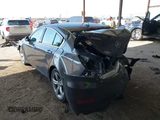 2012 Acura TL Tech Auto with VIN 19UUA9F53CA003187, listed as a IAAI auction lot 41802059 with 160,403 mi miles. Bid and sale history available at carsss.com. Image 3.