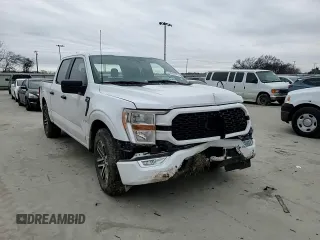 2021 Ford F-150 XL with VIN 1FTEW1C53MKD96985, listed as a Copart auction lot 46231075 with 0 mi miles and Salvage Title. Bid and sale history available at carsss.com. Image 11.