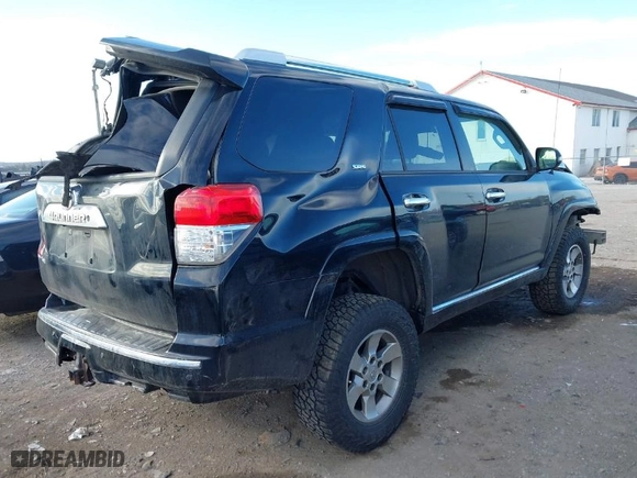 2012 Toyota 4Runner SR5 with VIN JTEBU5JR0C5100805, listed as a IAAI auction lot 41912096 with 223,285 mi miles. Bid and sale history available at carsss.com. Image 4.