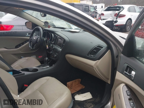 2013 Kia Optima EX with VIN 5XXGN4A73DG169405, listed as a IAAI auction lot 41681277 with 83,248 mi miles and . Bid and sale history available at carsss.com. Image 5.