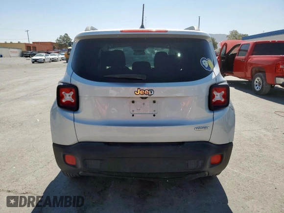 2017 Jeep Renegade Latitude with VIN ZACCJABB6HPE61224, listed as a Copart auction lot 57641775 with 127,078 mi miles and Salvage title. Bid and sale history available at DreamBid. Image 6.