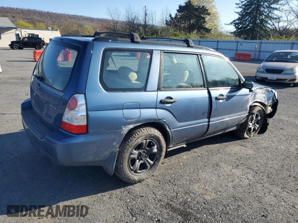 2007 Subaru Forester X with VIN JF1SG63627H712826, listed as a Copart auction lot 53393595 with 132,251 mi miles and Salvage Title. Bid and sale history available at carsss.com. Image 3.