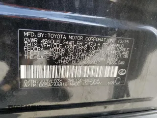 2016 Lexus GS 350 with VIN JTHBZ1BL5GA002437, listed as a Copart auction lot 88231955 with 133,996 mi miles and Salvage Title. Bid and sale history available at carsss.com. Image 12.